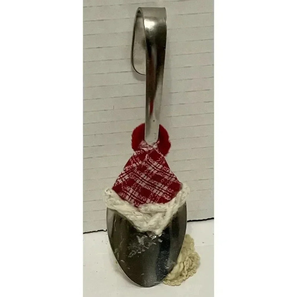 Santa Claus Spoon Ornament‎ Christmas Cracker Barrel 5 Inch ￼Unique - Picture 2 of 2